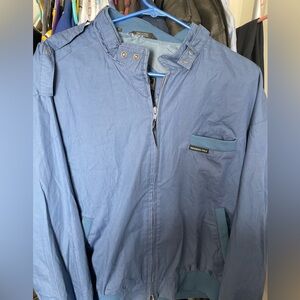 Vintage Members Only Bomber Racer Jacket Men's XL Casual Full Zip